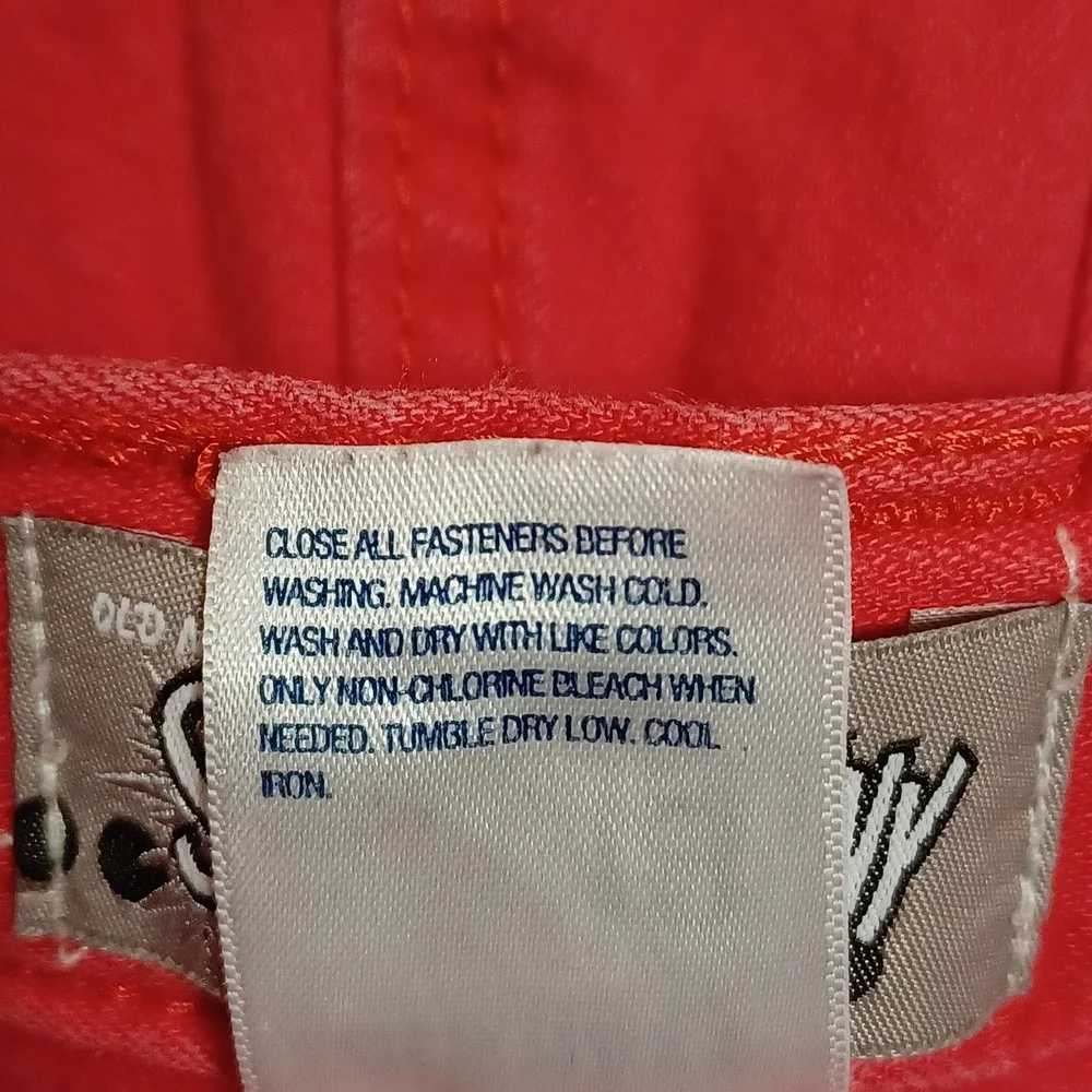 Old Navy Super Skinny Jeans Red Boy Size 18 Cotton Stretch Pants 28x31 256219-04